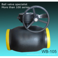 High Performance Fully Welding Gear Operated Ball Valve